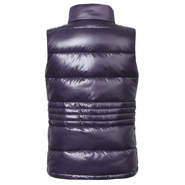 Bodywarmer Covalliero Quilted Donkerpaars