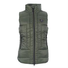 Bodywarmer Covalliero Quilted Kids Donkergroen