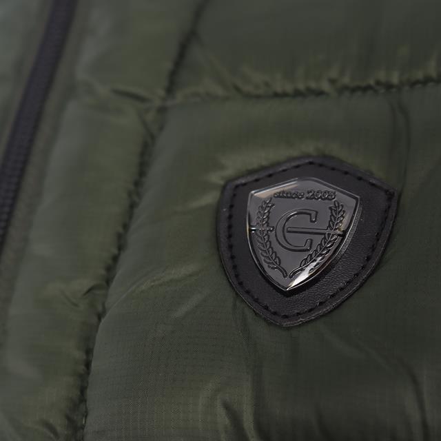 Bodywarmer Covalliero Quilted Kids Donkergroen