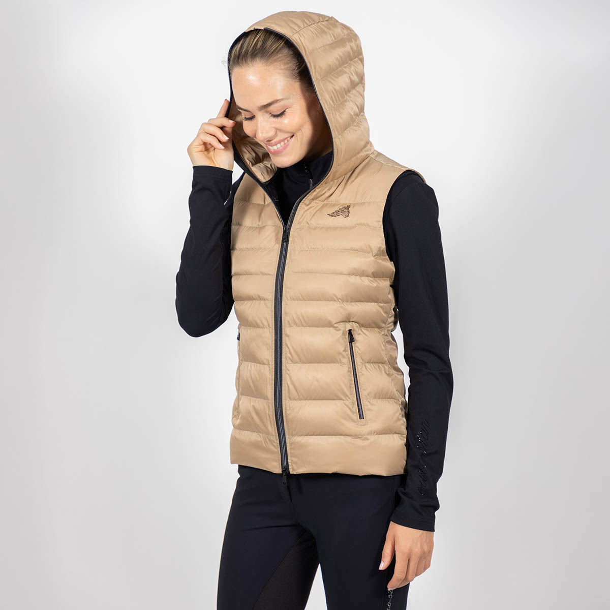 Bodywarmer Euro-star Esgabriela Lichtbruin, L in lichtbruin