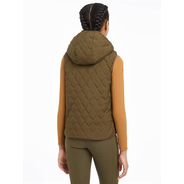 Bodywarmer LeMieux Young Rider Eloise Reversible Kids Groen