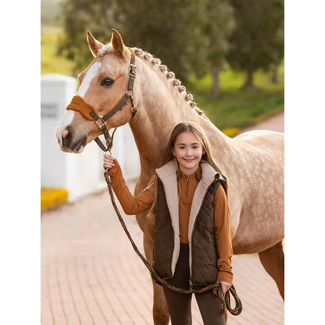 Bodywarmer LeMieux Young Rider Eloise Reversible Kids Groen