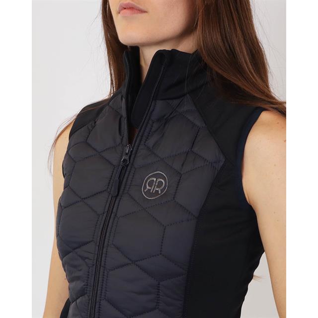Bodywarmer Rebel By Montar Cube Quilted Hybrid Donkerblauw