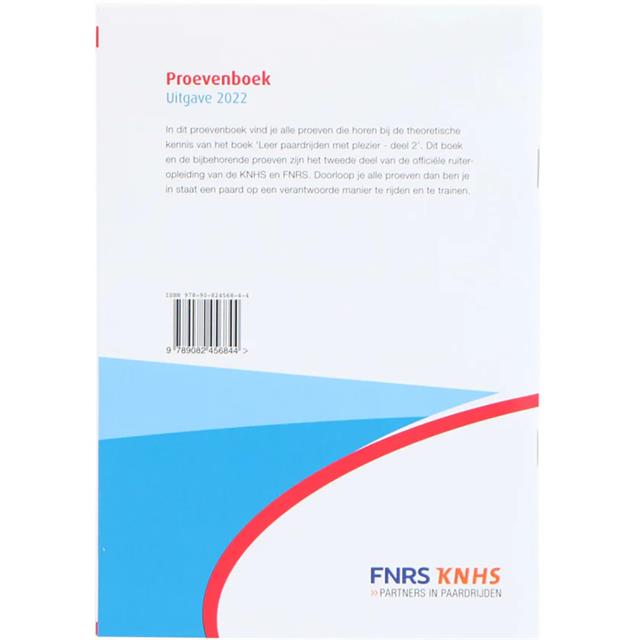 Boek & Proevenboek KNHS Leer Paardrijden Met Plezier Zilver 