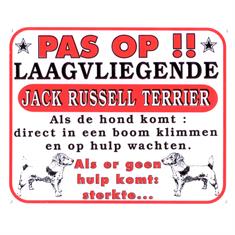 Bord Epplejeck Laagvliegende Jack Russel 