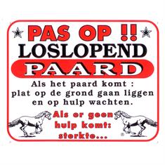 Bord Epplejeck Loslopend Paard Overige