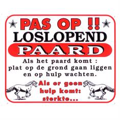 Bord Epplejeck Loslopend Paard 