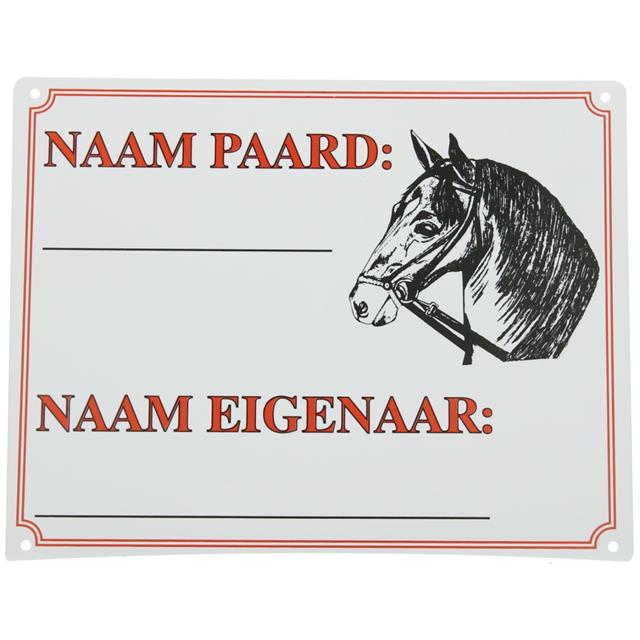 Bord Epplejeck Naam Paard/Eigenaar 