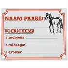 Bord Epplejeck Paard/Voerschema 