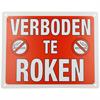 Bord Epplejeck Verboden Te Roken 