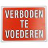 Bord Epplejeck Verboden Te Voederen 