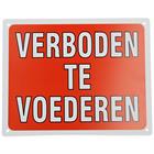 Bord Epplejeck Verboden Te Voederen 