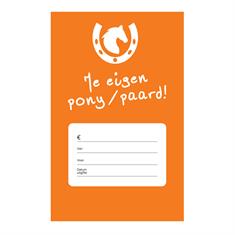 Cadeaubon Hoesje Eigen Pony/Paard Diverse