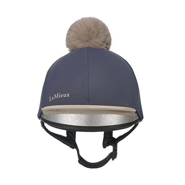 Cap Cover LeMieux Pom Donkerblauw-beige