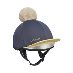 Cap Cover LeMieux Pom Donkerblauw-geel