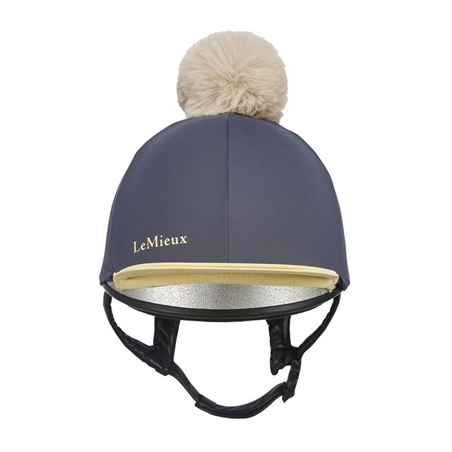 Cap Cover LeMieux Pom Donkerblauw-geel