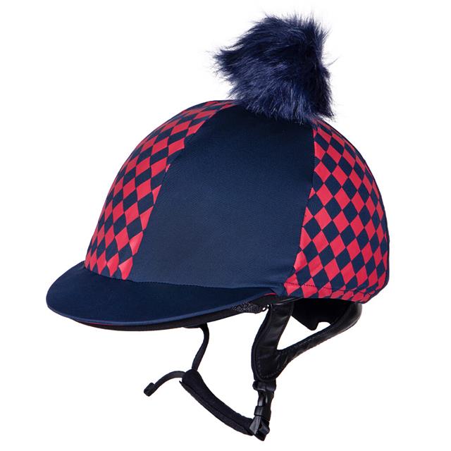 Cap Cover QHP Omaha Blauw-rood