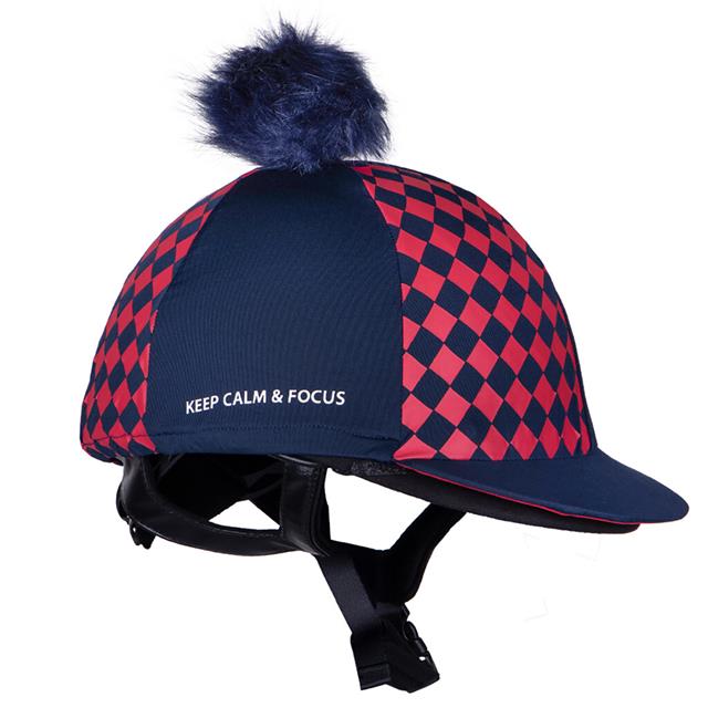 Cap Cover QHP Omaha Blauw-rood