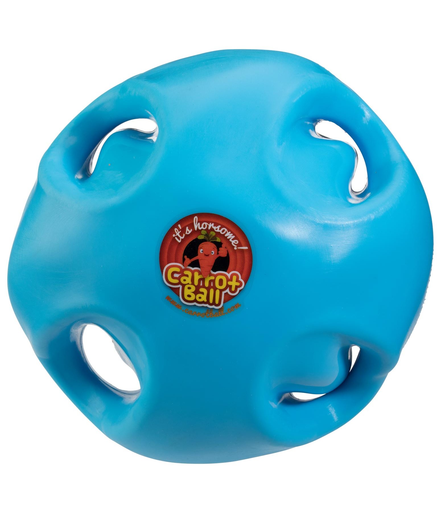 Carrot Ball Horse Toy (Blue)