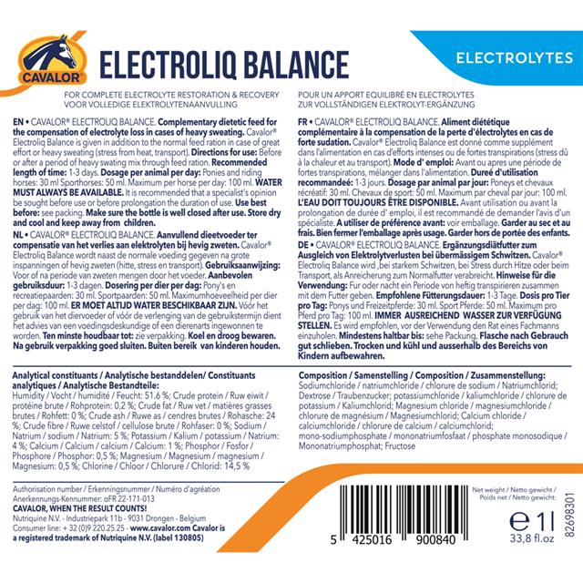 Cavalor Electroliq Balance 