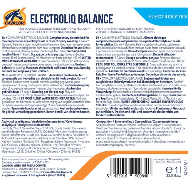 Cavalor Electroliq Balance 
