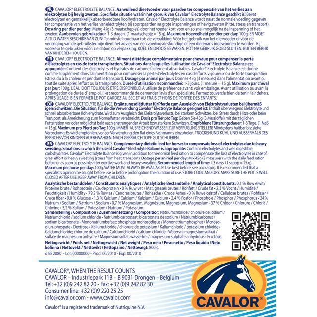 Cavalor Electrolyte Balance 