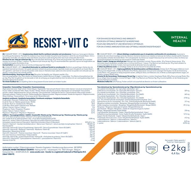 Cavalor Resist + Vit C 