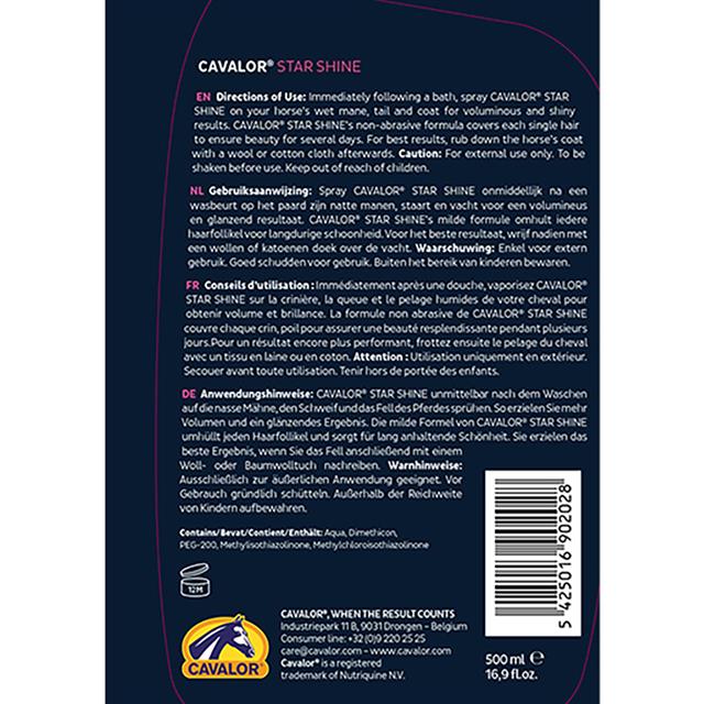 Cavalor StarShine Spray 