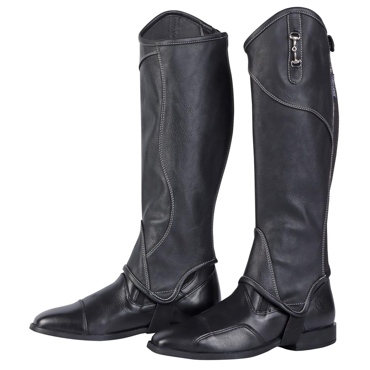 Harry's Horse Minichaps Bit Short and Wide - maat M - black