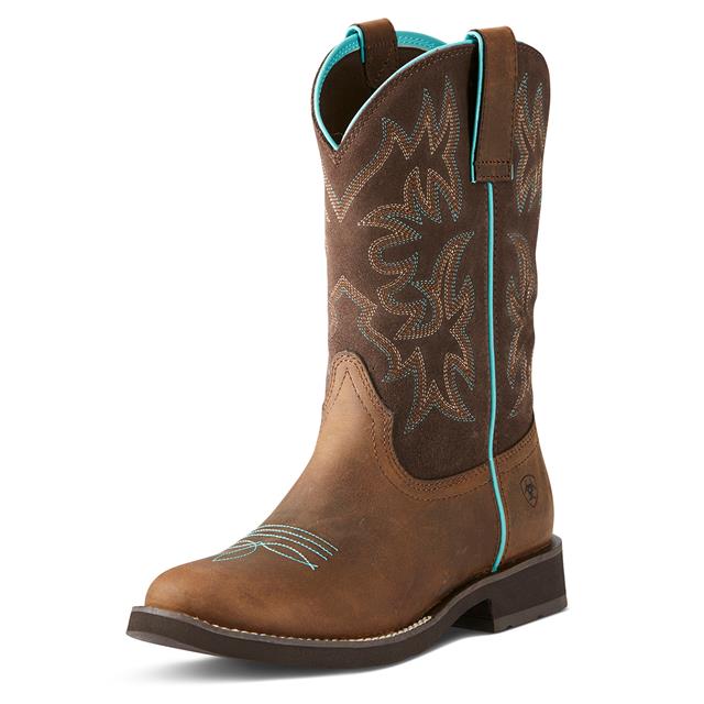 Cowboy Laarzen Ariat Delilah Round Toe Bruin