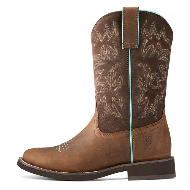 Cowboy Laarzen Ariat Delilah Round Toe Bruin