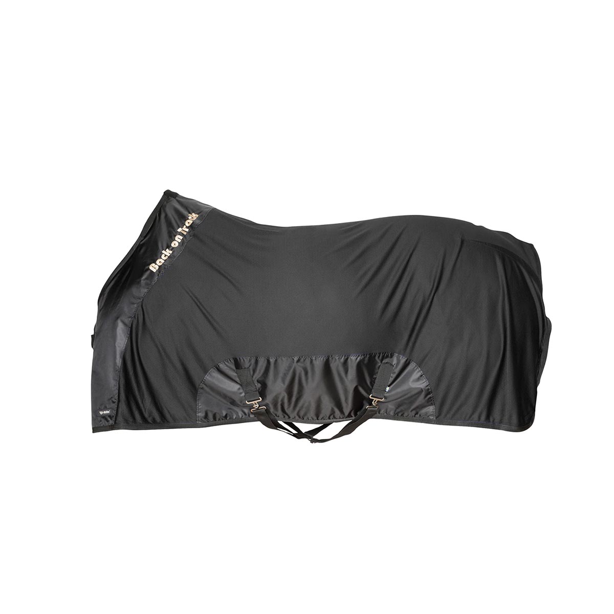 Deken Back On Track Mesh Royal Deluxe Zwart, 145/198 CM in zwart