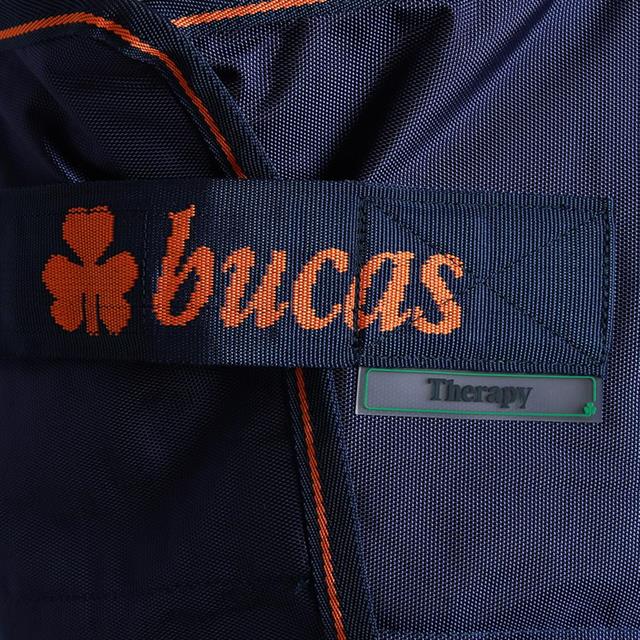 Deken Bucas Therapy Turnout Light Donkerblauw-oranje