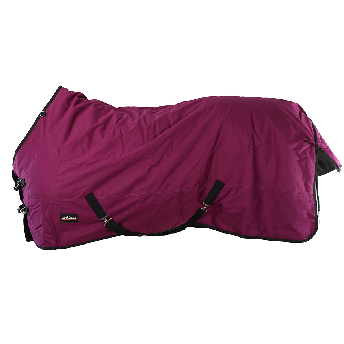 Deken Epplejeck Rindal 100gr Donkerrood, 195 cm in donkerrood