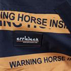 Deken Epplejeck Warning Horse 0gr Zwart-oranje