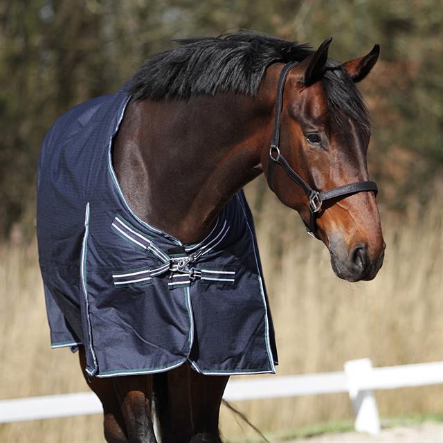 Deken Horsegear Colcha 0gr Donkerblauw-groen