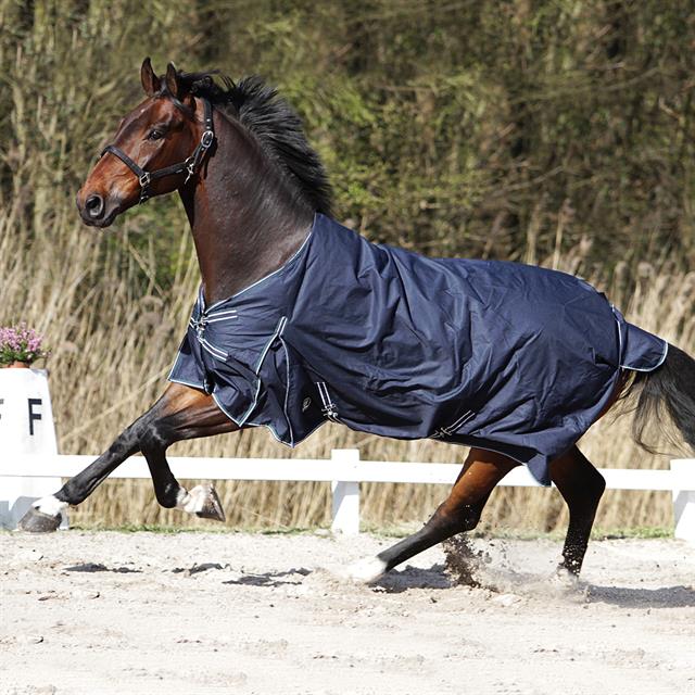 Deken Horsegear Colcha 0gr Donkerblauw-groen