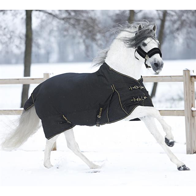 Deken Horsegear Limited Edition Glitter 100gr Zwart-goud