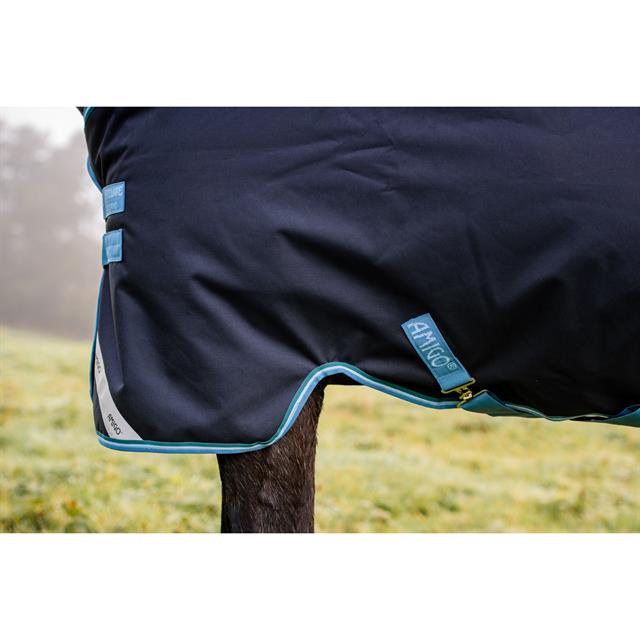 Deken Horseware Amigo Bravo 100gr Donkerblauw-turquoise