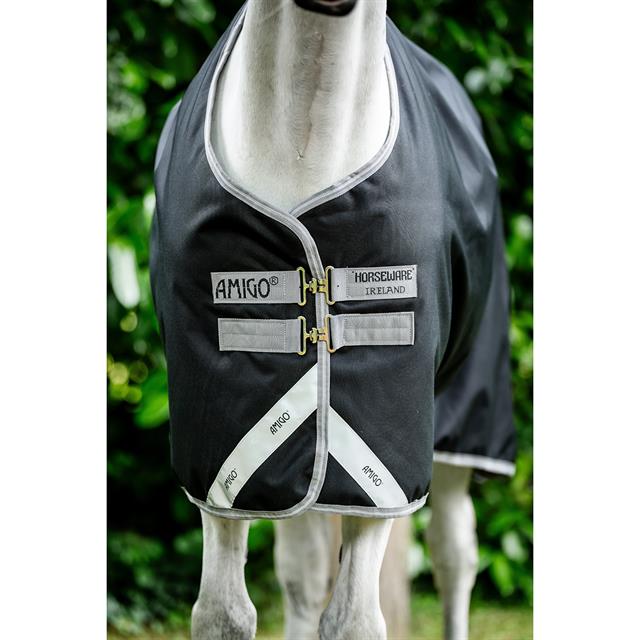 Deken Horseware Amigo Bravo 1200D 100gr Zwart-grijs