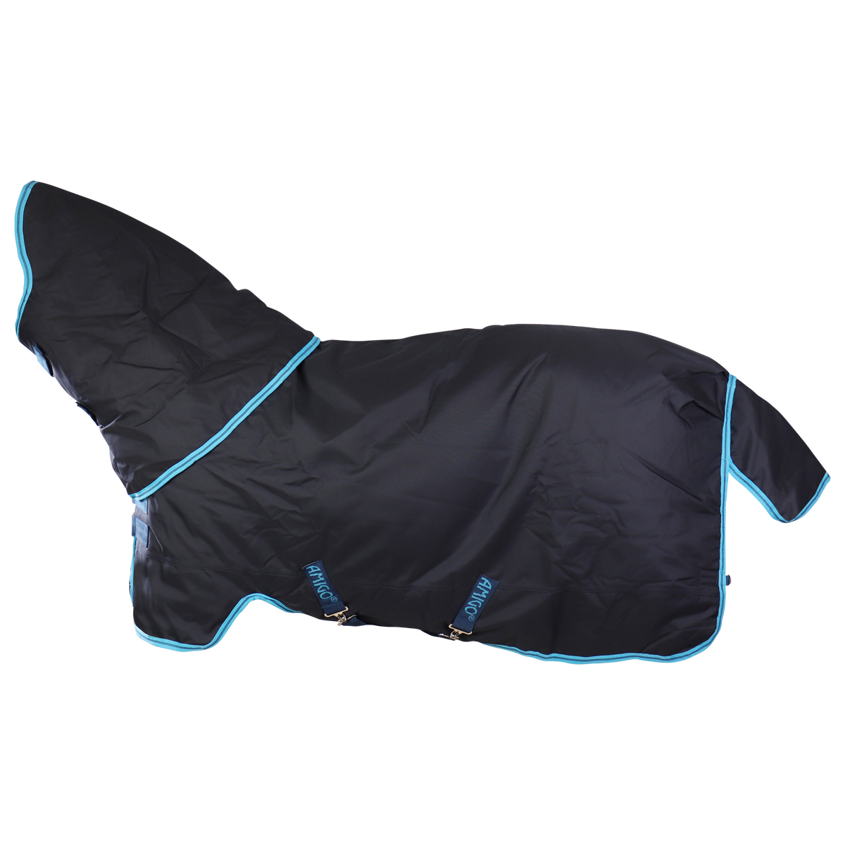Deken Horseware Amigo Hero 6 Petite Plus 200gr Donkerblauw, 114 cm in donkerblauw