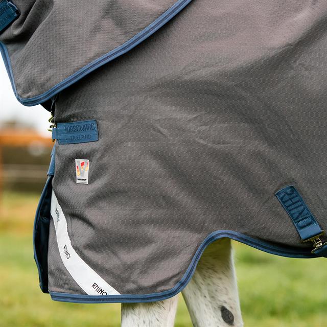 Deken Horseware Rhino Plus Hexstop Vari-Layer 250gr Grijs