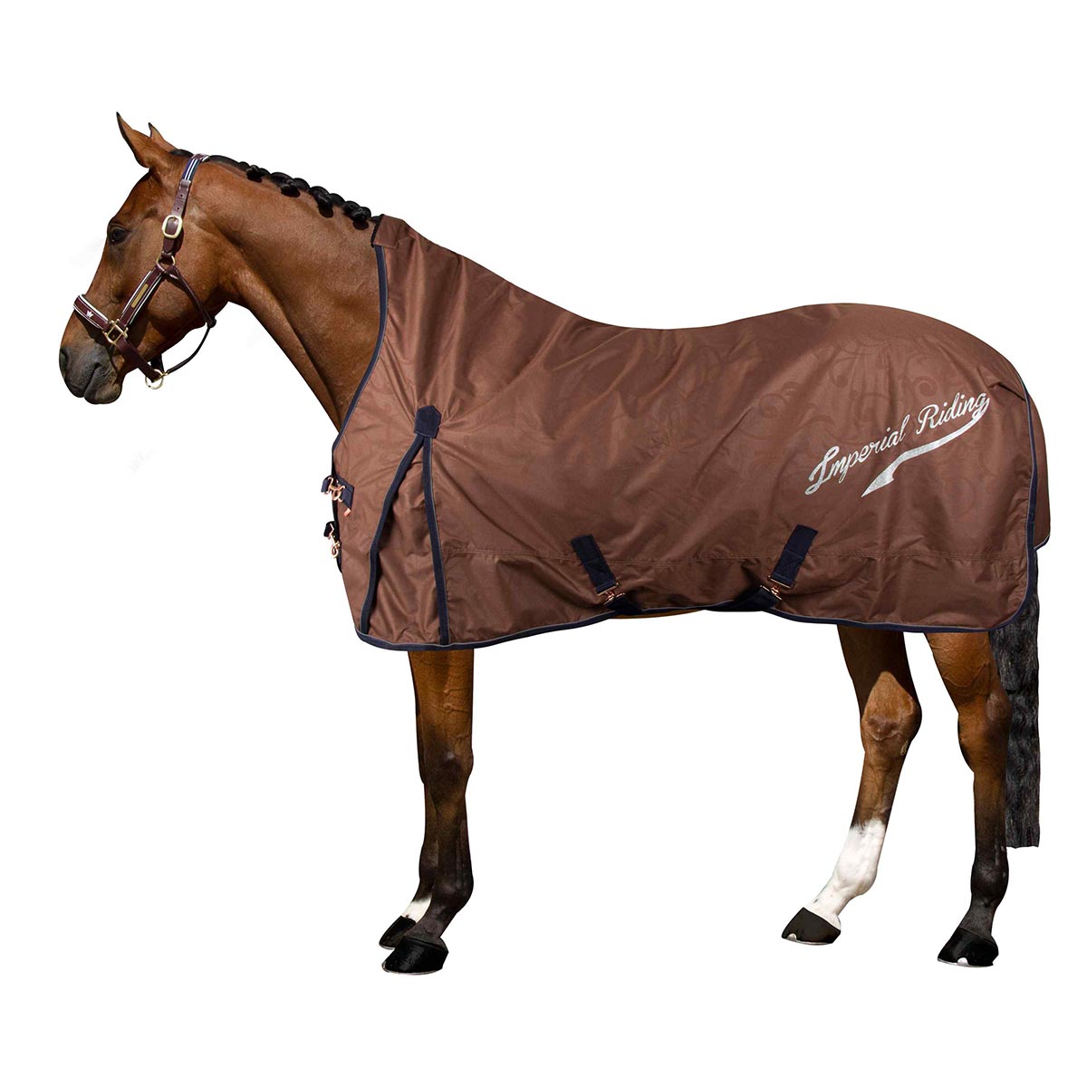 Deken Imperial Riding Irhsuper-dry 300gr, 175 cm in bruin