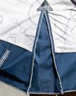 Deken QHP Turnout Collection 0gr Donkerblauw-beige