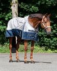 Deken QHP Turnout Collection 0gr Donkerblauw-beige