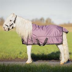 Deken QHP Turnout Collection Falabella 150gr Paars