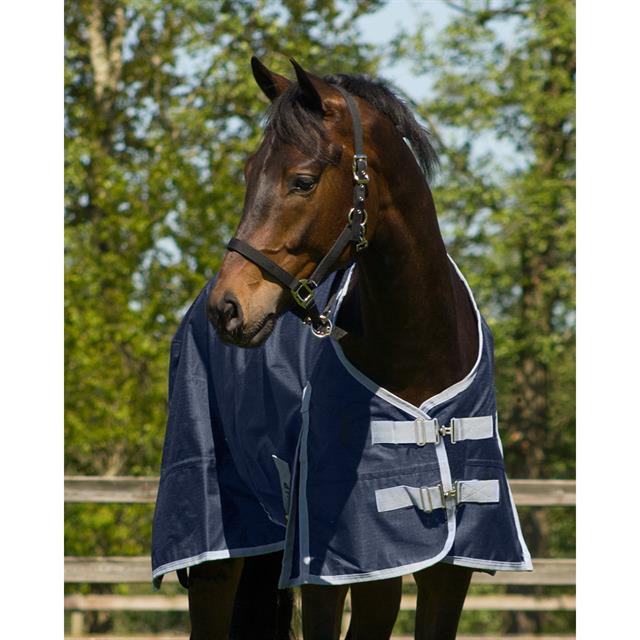 Deken QHP Turnout Fleece 0gr Donkerblauw