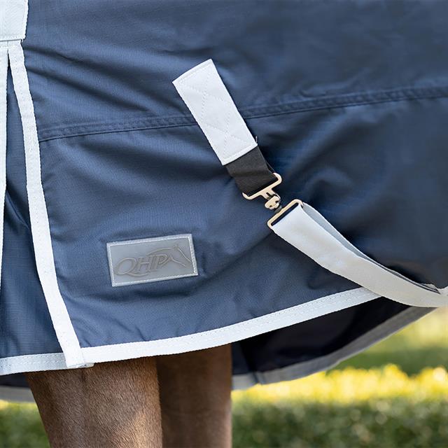 Deken QHP Turnout Fleece 0gr Donkerblauw