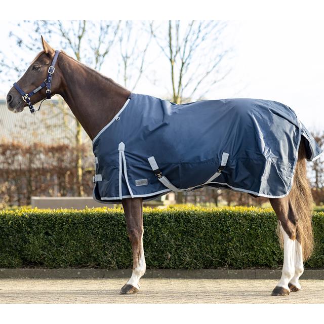 Deken QHP Turnout Fleece 0gr Donkerblauw