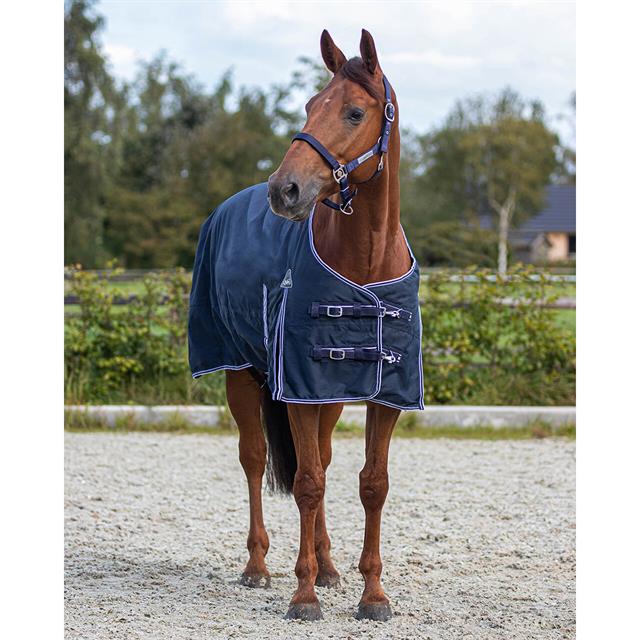 Deken QHP Turnout Luxe 0gr Donkerblauw